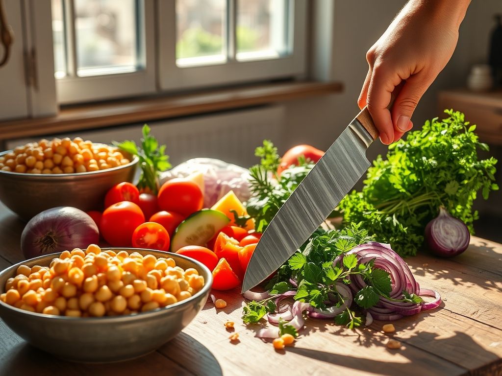 Como Fazer Salada de Grão de Bico: Uma Opção Saudável e Deliciosa