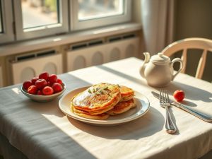 Panqueca de Ovo e Aveia Low Carb