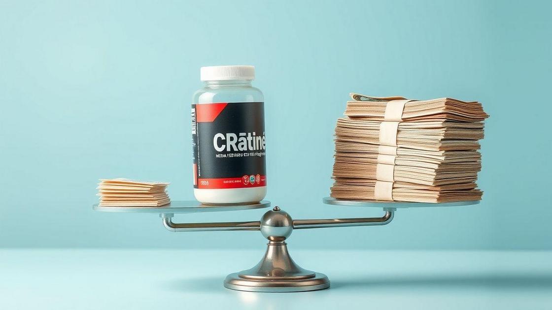 Custo-benefício da creatina monohidratada