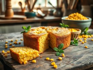 Bolo de Milho na Batedeira Festivo