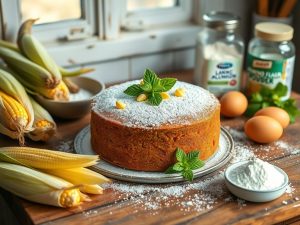 Bolo de Milho Junino Low Carb
