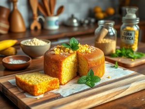 Bolo de Milho Junino Low Carb