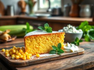 Bolo de Milho Verde Festivo Low Carb