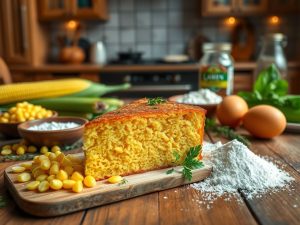 Bolo de Milho Simples Low Carb