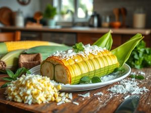 Pamonha Low Carb com Toque de Coco