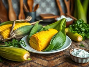 Pamonha Fit de Milho Verde