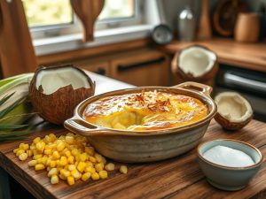 Pamonha de Forno Cremosa com Toque de Coco