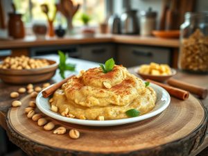 Paçoca de Amendoim Fit com Toque de Canela