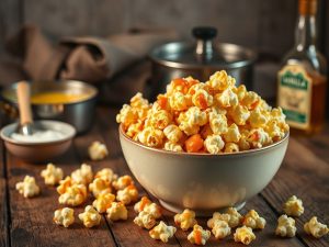 Pipoca Doce Caramelada Low Carb