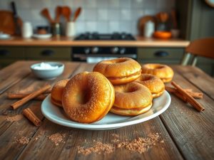 Bolinho de Chuva Low Carb com Toque de Canela