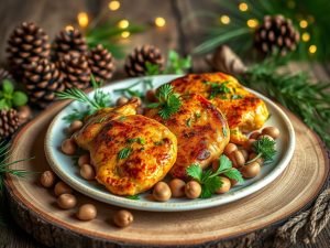 Pinhão com Frango ao Sabor da Terra