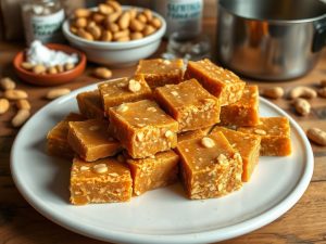 Pé de Moleque com Amendoim Cru Delícia Low Carb