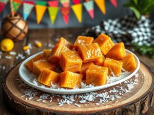 Cocada Low Carb de Festa Junina