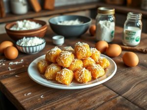 Cocada Forno Low Carb da Festa Junina