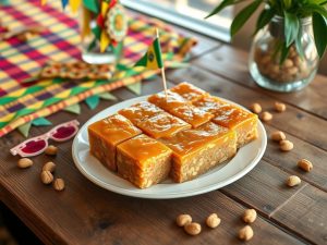 Pé de Moleque Low Carb da Festa Junina
