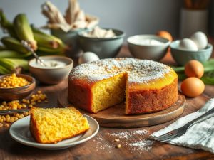 Bolo de Milho Junino Low Carb