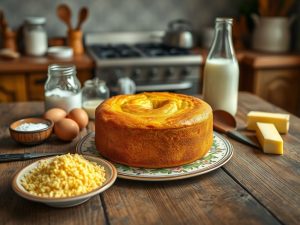 Bolo de Fubá na Panela de Pressão Junino