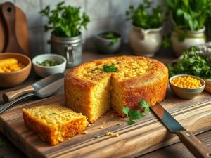 Bolo de Milho Junino Low Carb