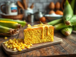 Bolo de Milho Verde com Leite Condensado Junino