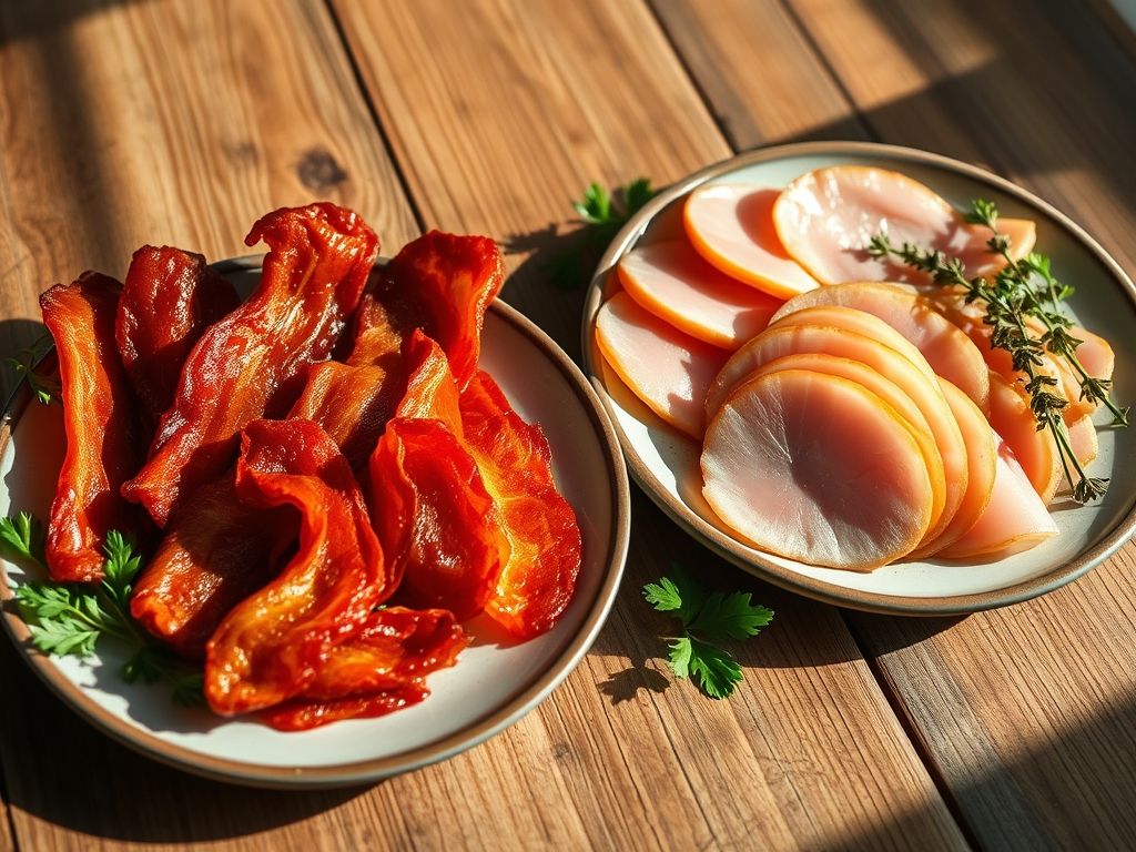 Bacon ou Presunto: Qual Menos Calórico?