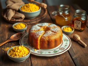 Bolo de Fubá Sem Fermento da Festa Junina