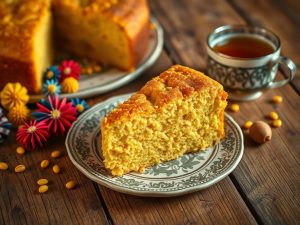 Bolo de Fubá Sem Açúcar da Festa Junina
