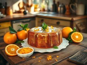 Bolo de Laranja Fit Junino