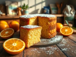 Bolo de Laranja Fofinho Low Carb