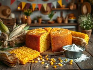 Bolo de Milho Assado Junino Low Carb