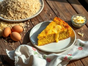 Bolo de Fubá com Queijo Junino