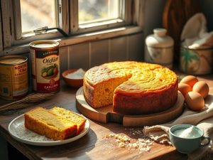 Bolo de Milho de Latinha com Fubá Festivo