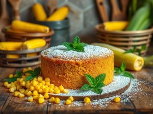 Bolo de Milho Natural Festivo