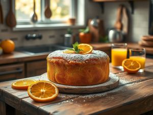 Bolo de Laranja Liquidificador Fofinho