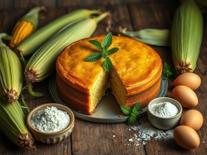 Bolo de Milho Verde Low Carb no Liquidificador