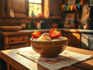 Arroz-Doce Festa Junina Low Carb