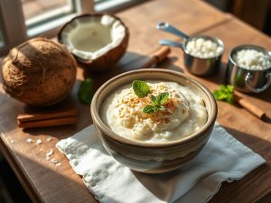 Arroz Doce Cremoso Simples com Toque de Coco