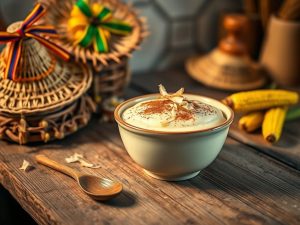 Arroz Doce Low Carb Junino