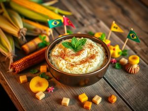 Arroz Doce Saudável de Festa Junina