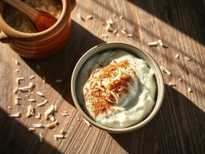 Arroz Doce Fácil com Coco e Canela