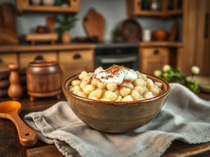 Canjica Tradicional com Leite Low Carb