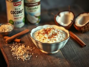 Arroz Doce Leite de Coco Festivo
