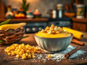 Canjica com Paçoquinha Festiva