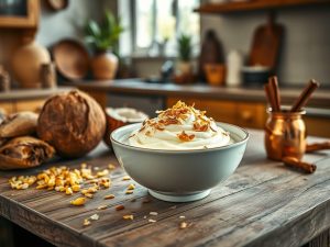 Canjica Branca Cremosa com Toque de Coco