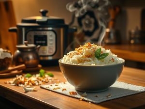 Arroz Doce na Panela de Pressão com Toque de Coco