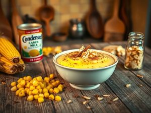 Canjica de Leite Condensado Low Carb