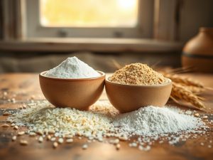 Farinha de Arroz ou Trigo: Qual Sem Glúten?