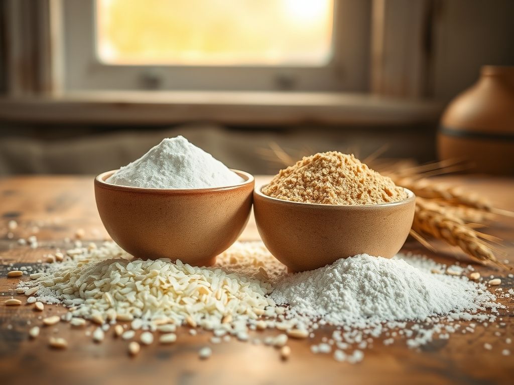 Farinha de Arroz ou Trigo: Qual Sem Glúten?