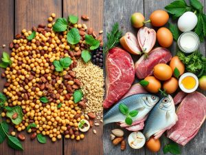 Proteína Vegetal ou Animal: Qual a Diferença?