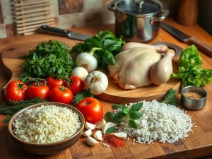 Os Melhores Ingredientes para Arroz com Galinha: Uma Receita Irresistível