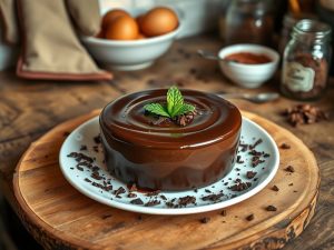 Pudim de Chocolate Zero Delícia